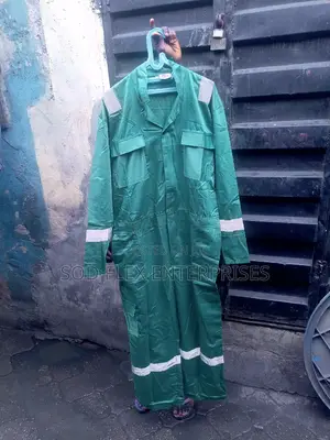 Green Gown Overall With Reflective