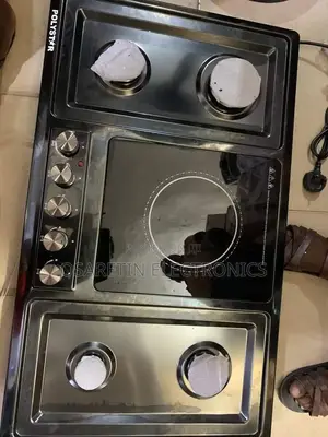 Polystar Cabinet Gas Cooker 4 Gas 1 Electric