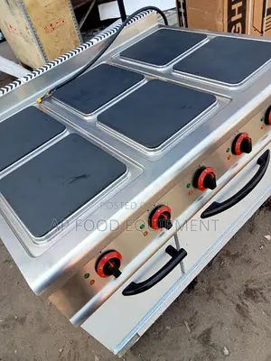 6burner Original Electric Cooker With Oven Cabinet