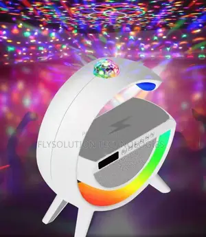 Bt-3402 Wireless Charging Multicolour Speaker