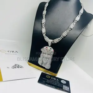 Luxury Cubic Zirconia Non Tarnish Neck Chain/Pendant Set