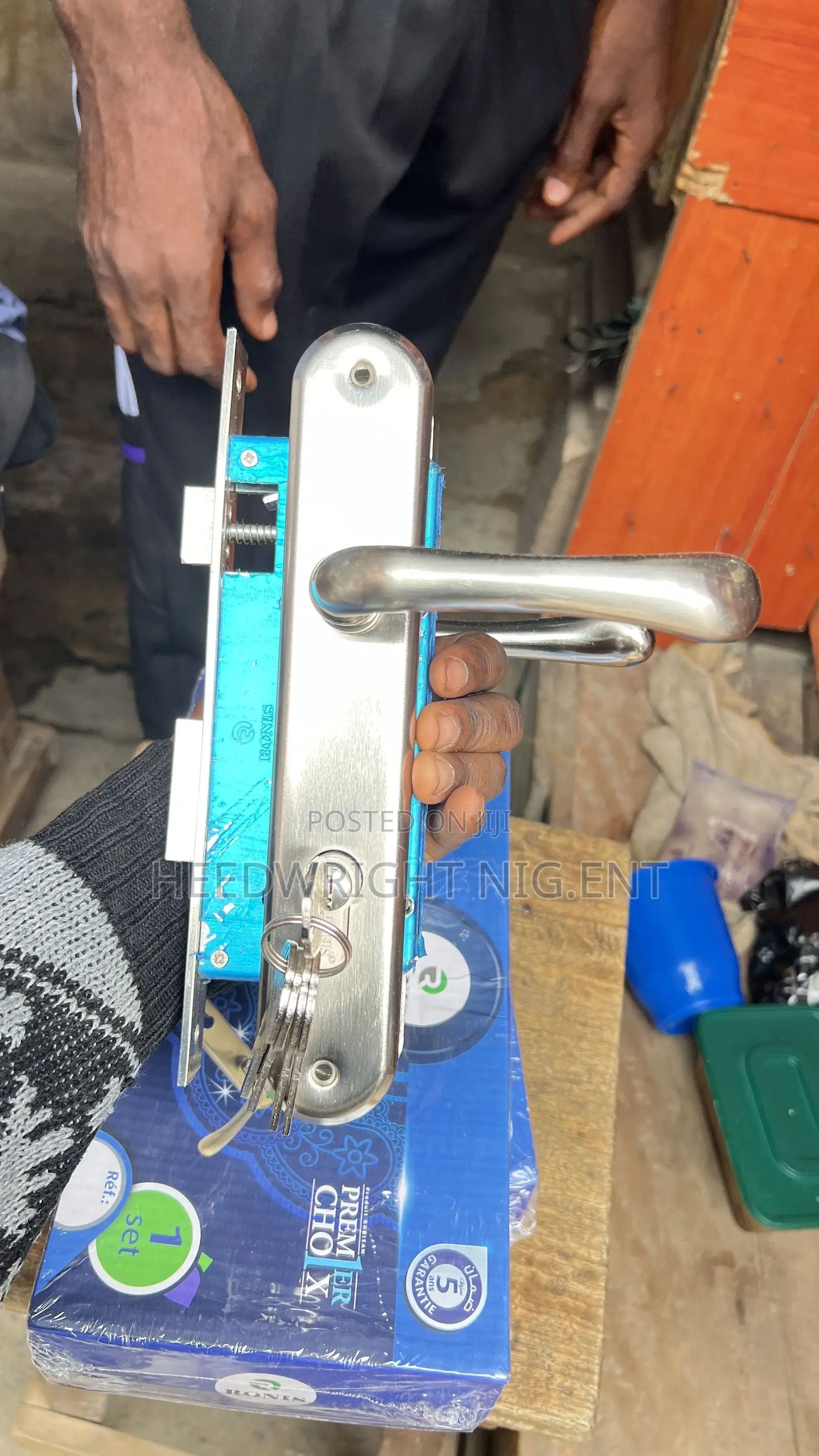 Brass Key Security Door Lock