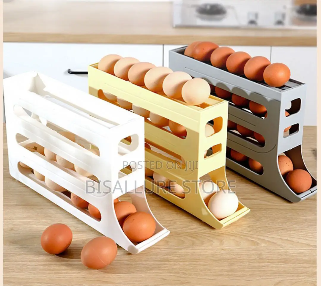 Rolling Slim Refrigerator Egg Rack