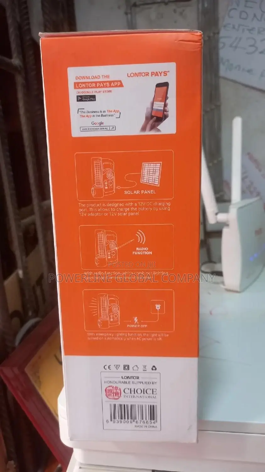 Rechargeable Lampeter With Radio for Homes/ Offices