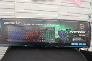 Combrite Raptor Gaming Keyboard and Mouse Set With Mouse Pad