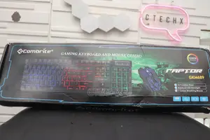 Combrite Raptor Gaming Keyboard and Mouse Set With Mouse Pad