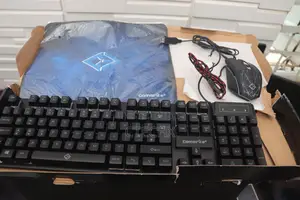 Combrite Raptor Gaming Keyboard and Mouse Set With Mouse Pad
