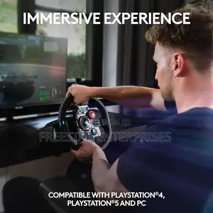 Logitech G29 Driving Force Racing Wheel for PS4 PS5.