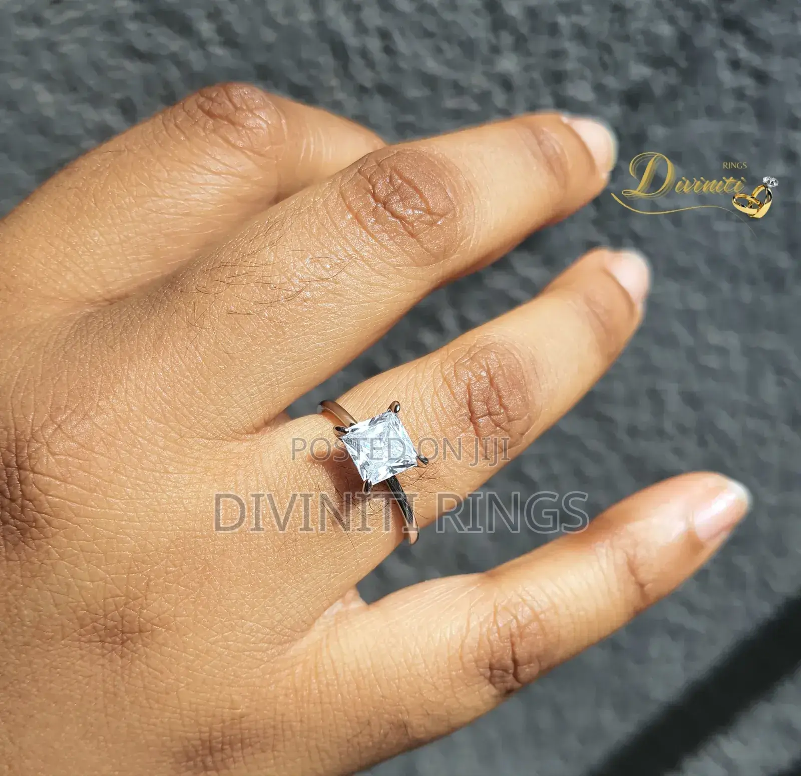 925 Silver Engagement Ring