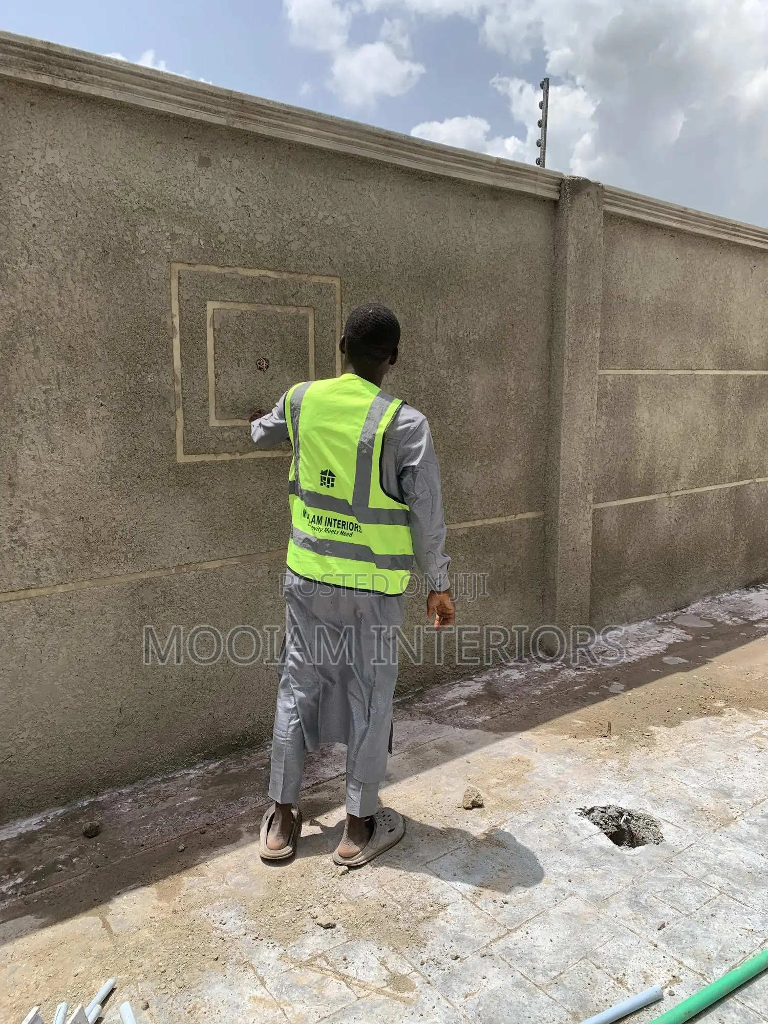 Wall Tyrolean Finishing