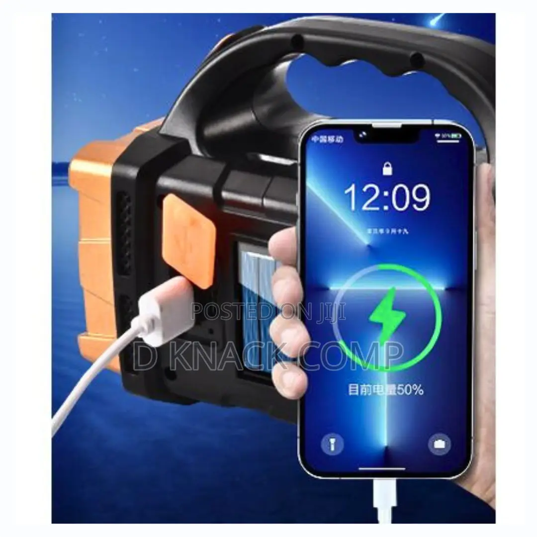 LED Portable Searchlight USB Charging