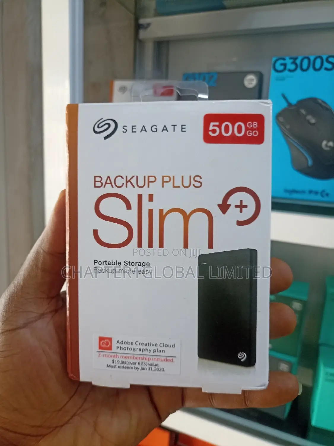 Seagate 500GB Seagate External Hard Disk Drive Backup Plus