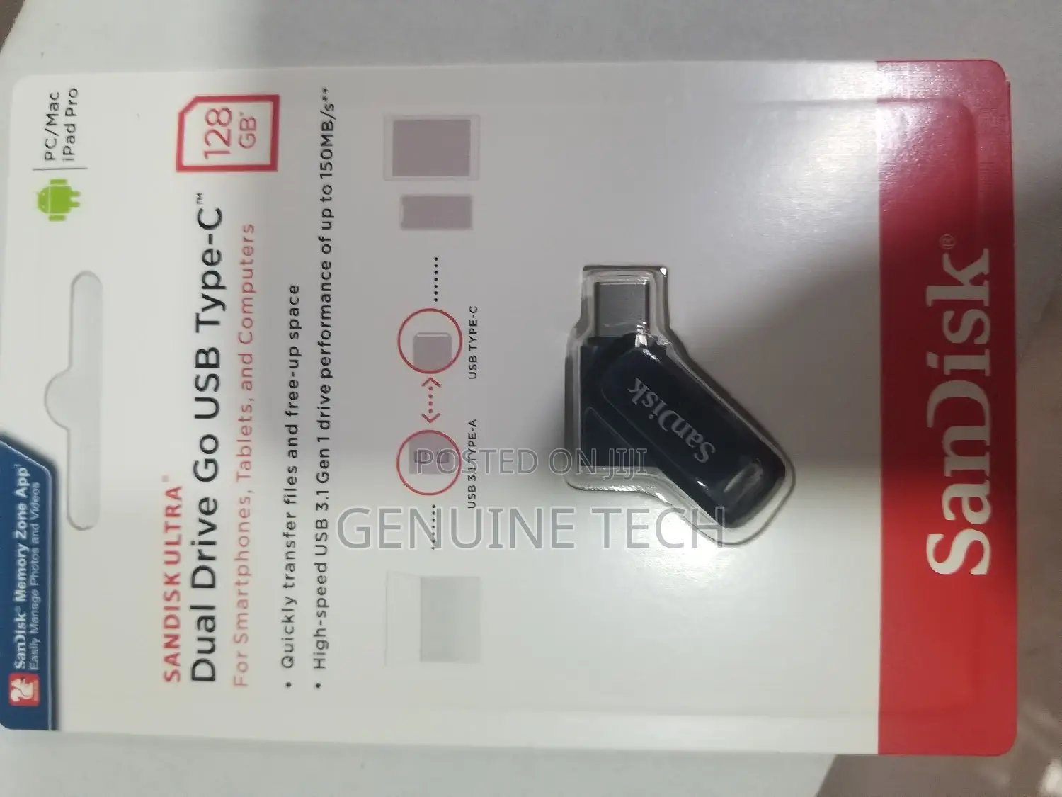 Dual Drive Go Usb Type-C 128gb