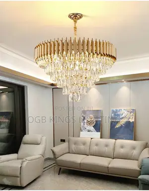 Living Room Crystal Chandelier Light LED Lights