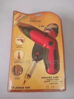 Raider 14pc Set Cordless Screwdriver Cd0110