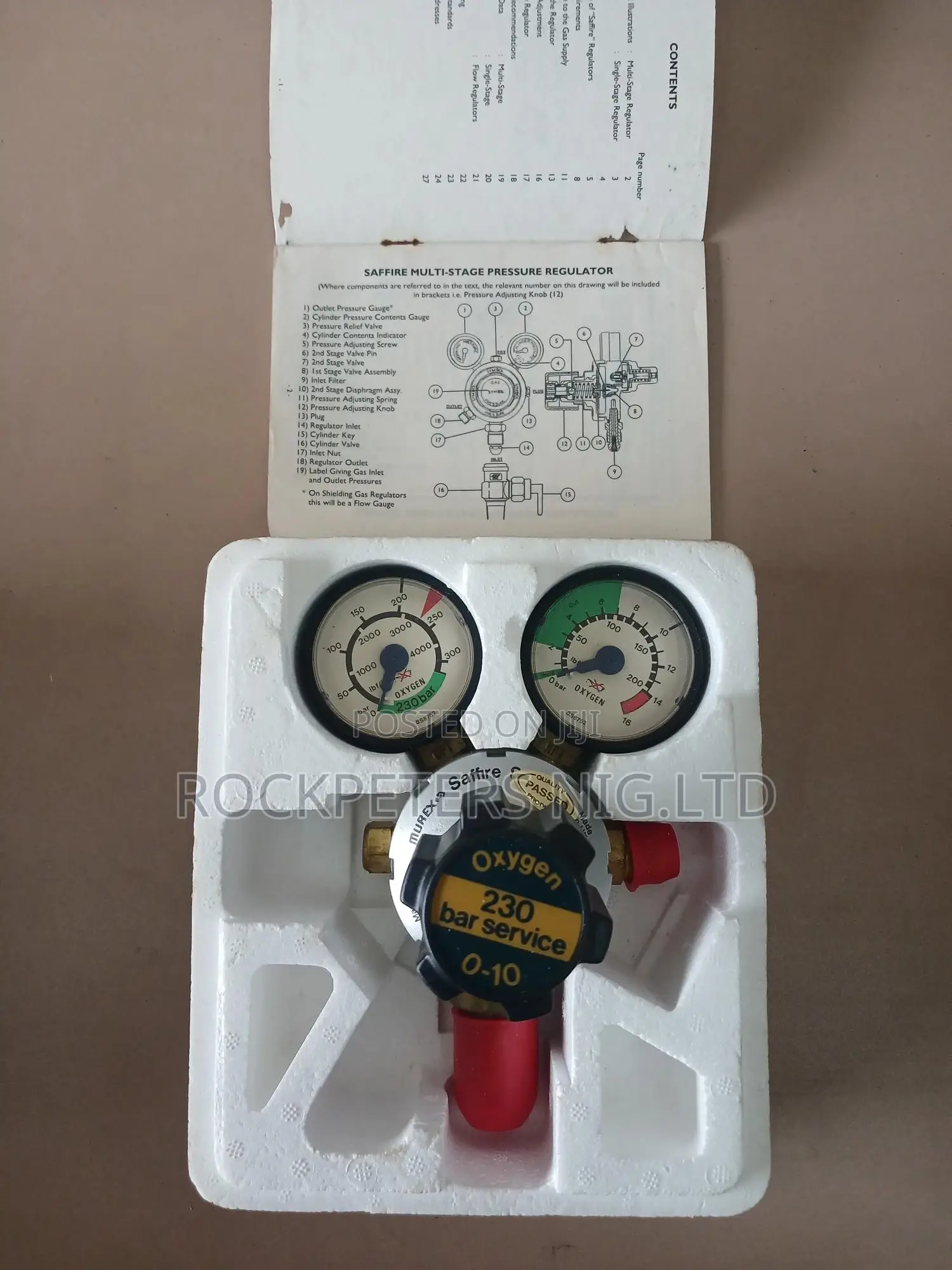 Saffire Series-1 230 Oxygen Regulator
