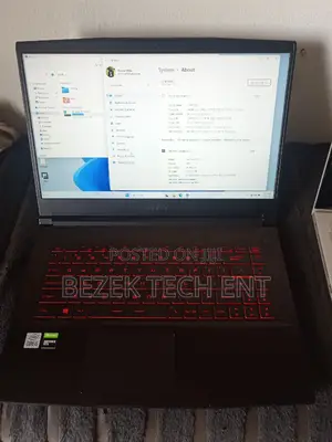 New Laptop MSI GF63 16GB Intel Core I5 SSD 256GB
