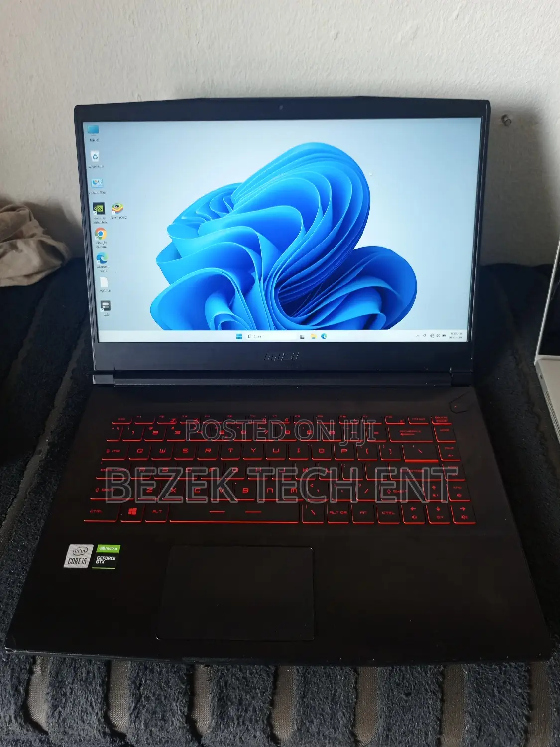 New Laptop MSI GF63 16GB Intel Core I5 SSD 256GB