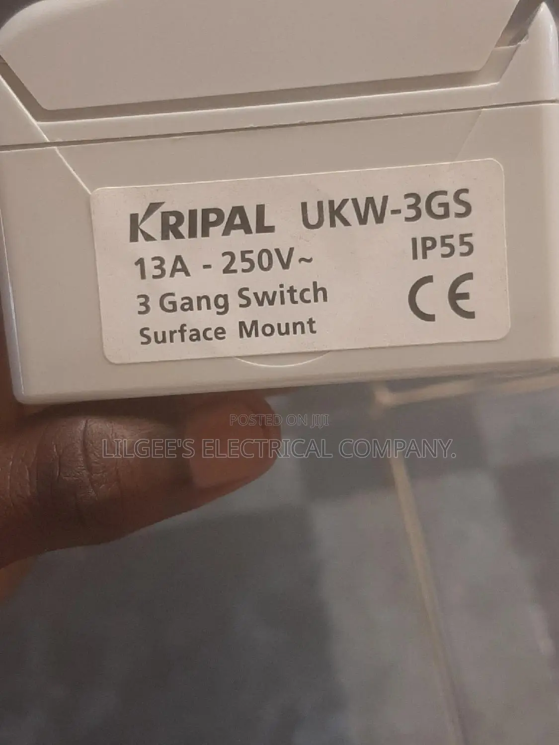 Original Kripal 3 Gang Waterproof Switch