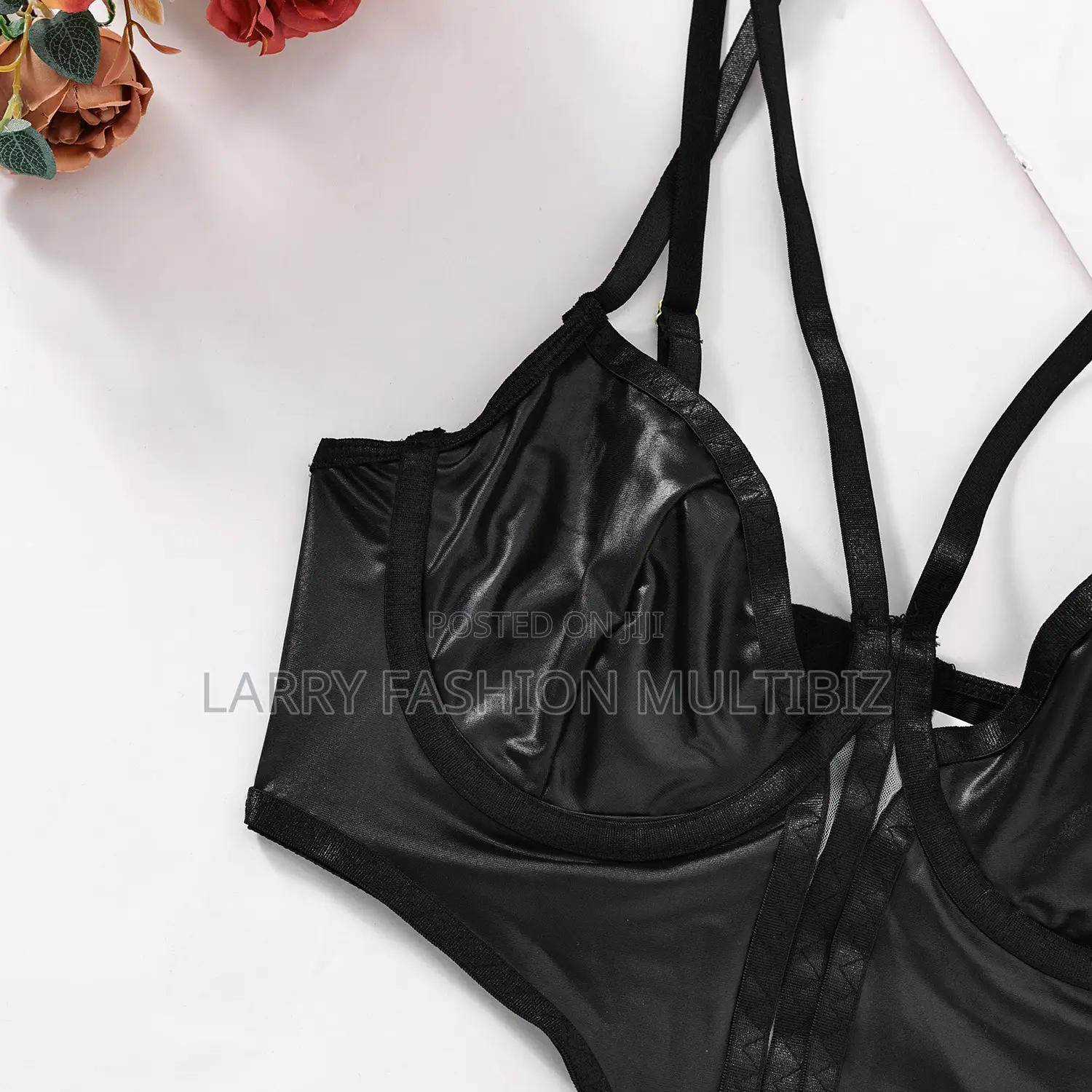 Harness Leather Bra Top