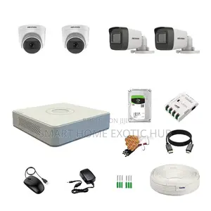 Hikvision 2mp - 4ch CCTV Camera System