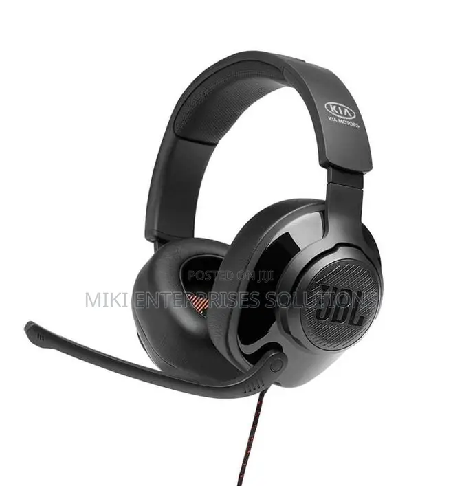 JBL Quantum 200 Wired Over-Ear Gaming Headset With Flip-Up B