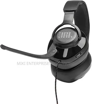 JBL Quantum 200 Wired Over-Ear Gaming Headset With Flip-Up B