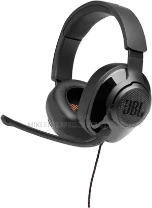 JBL Quantum 200 Wired Over-Ear Gaming Headset With Flip-Up B
