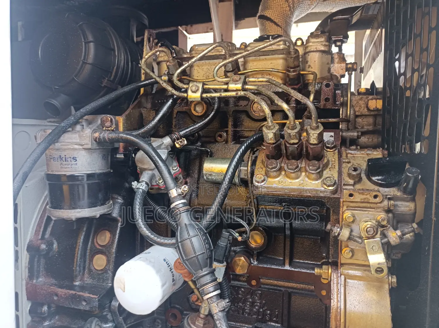 Untampered 15kva Perkins Mikano Soundproof Generator.