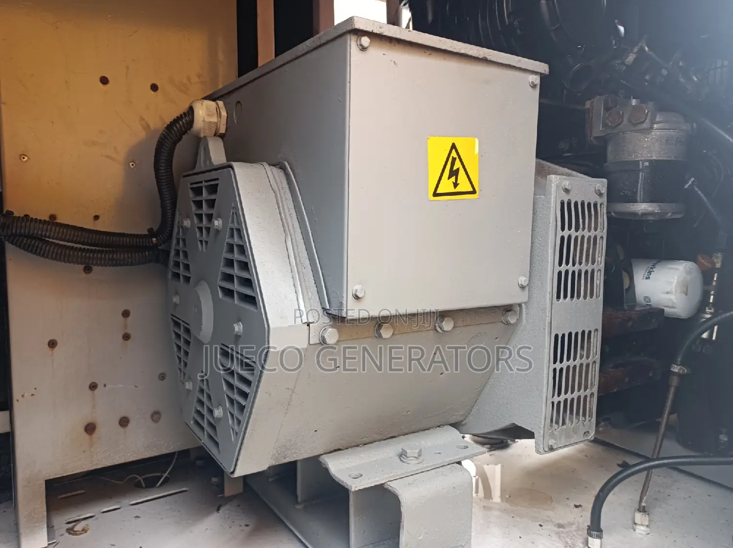 Untampered 15kva Perkins Mikano Soundproof Generator.