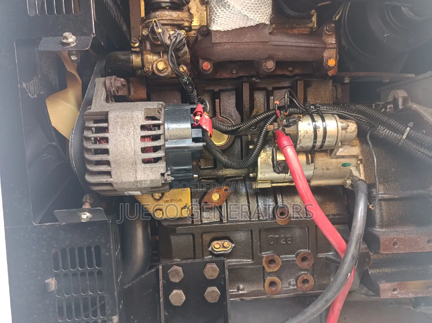 Untampered 15kva Perkins Mikano Soundproof Generator.