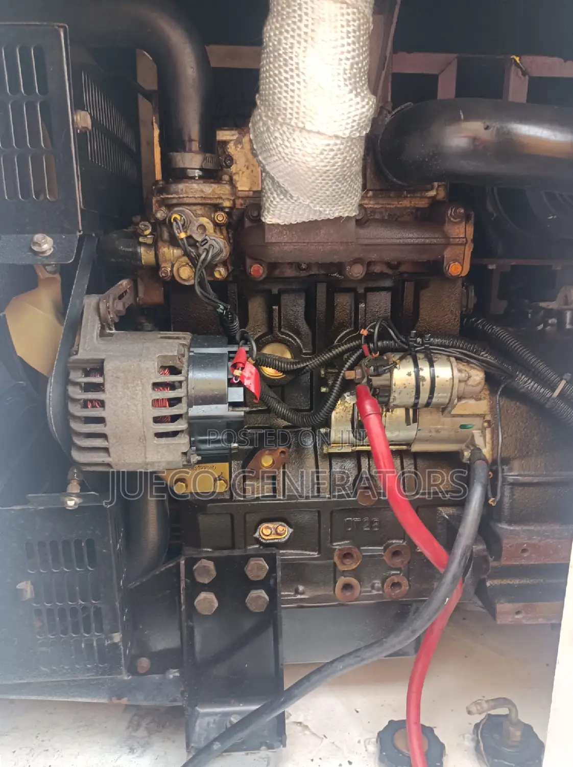 Untampered 15kva Perkins Mikano Soundproof Generator.