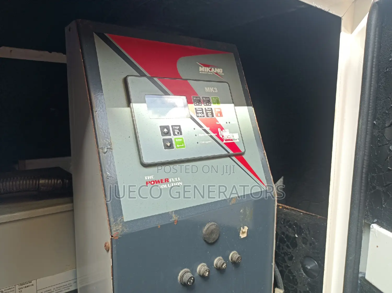 Untampered 15kva Perkins Mikano Soundproof Generator.