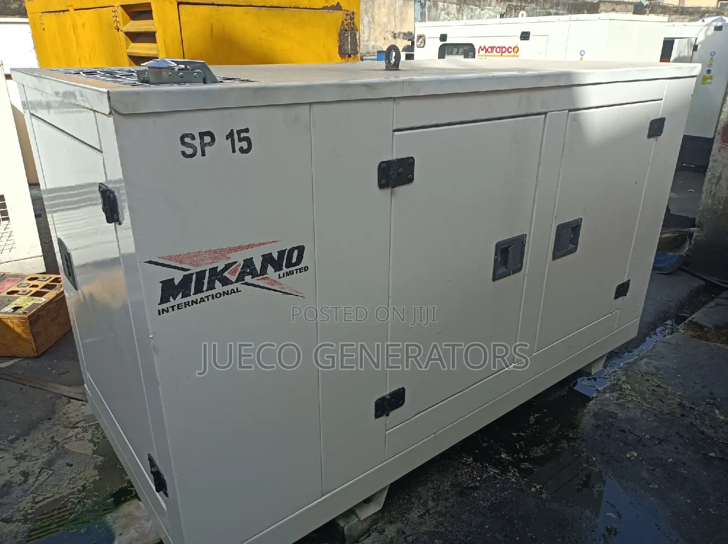 Untampered 15kva Perkins Mikano Soundproof Generator.