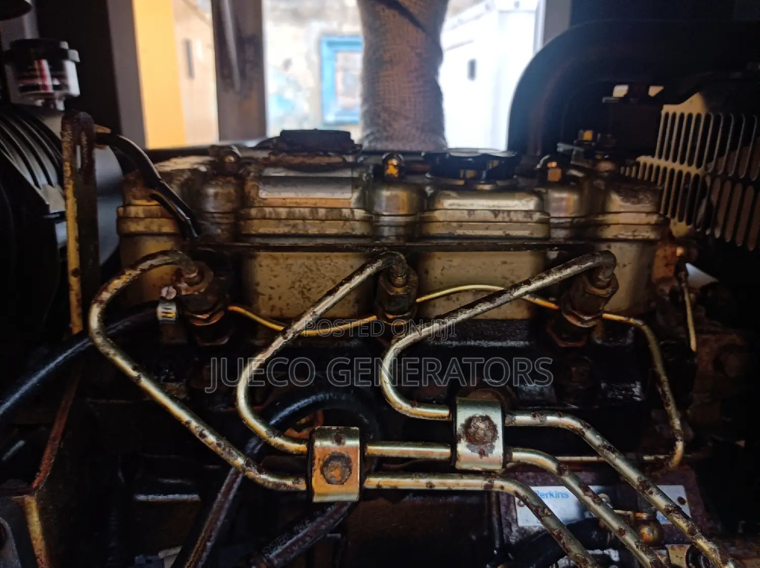 Untampered 15kva Perkins Mikano Soundproof Generator.