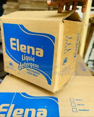 Corrugated Carton Box With Single Colour Printing( Blue)