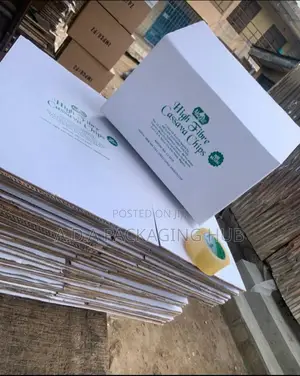 White Carton Boxes With 2 and Single Colour Branding