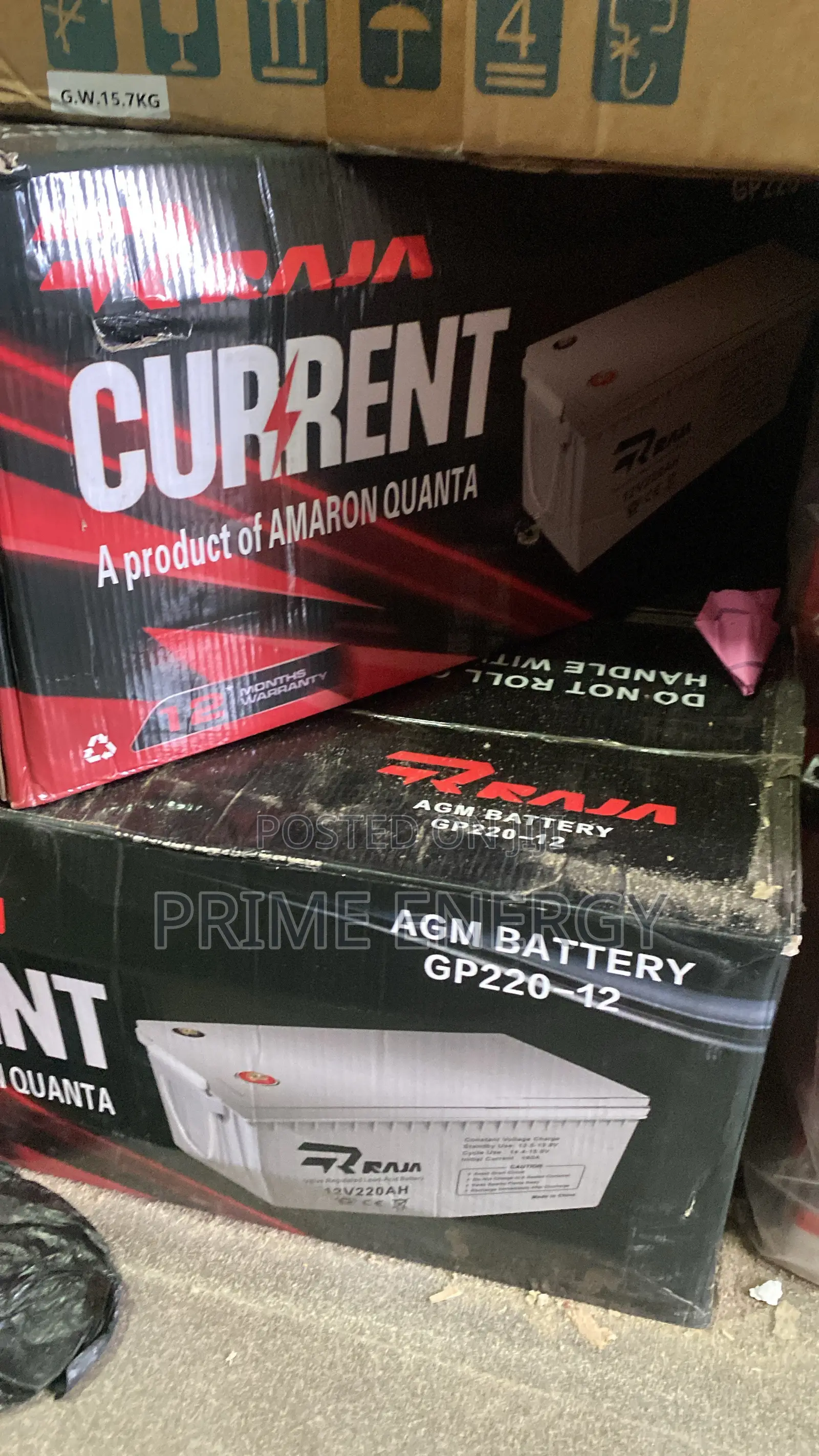 12v/220ah Current AGM Battery