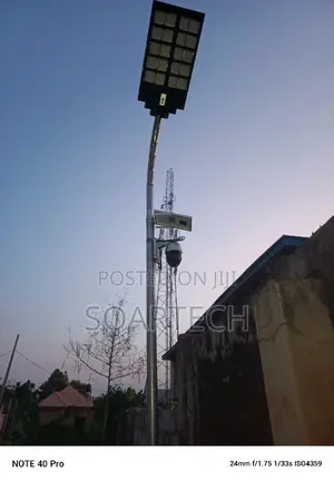 Solar Street Light With CCTV System