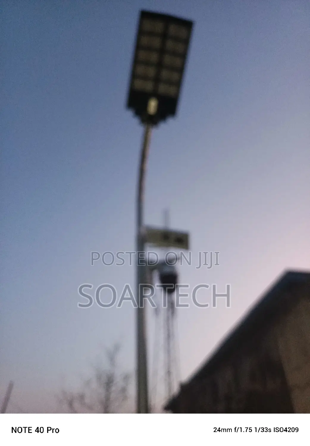 Solar Street Light With CCTV System