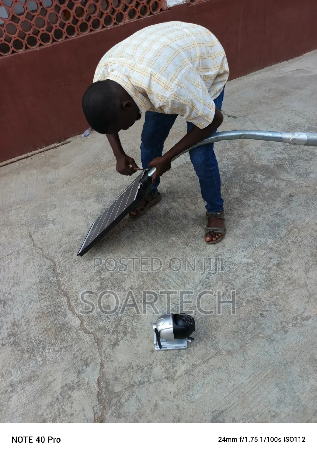 Solar Street Light With CCTV System