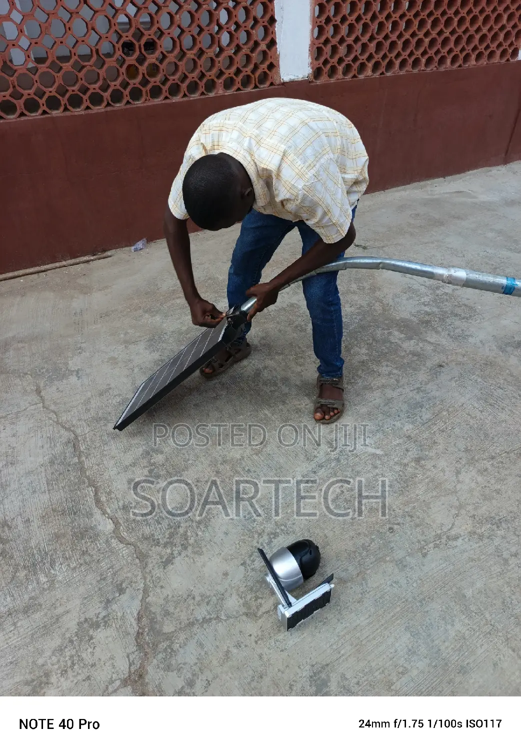 Solar Street Light With CCTV System