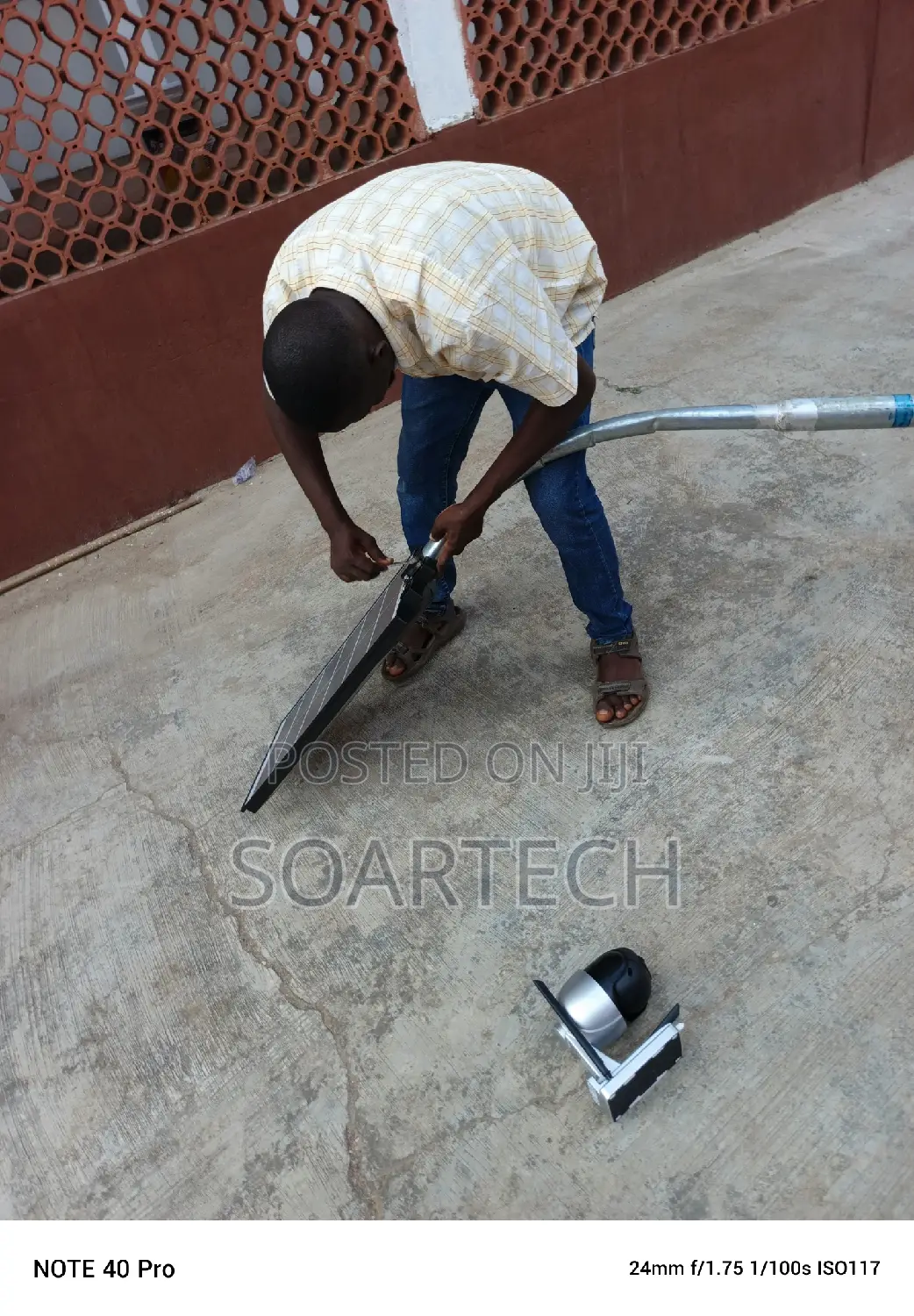 Solar Street Light With CCTV System