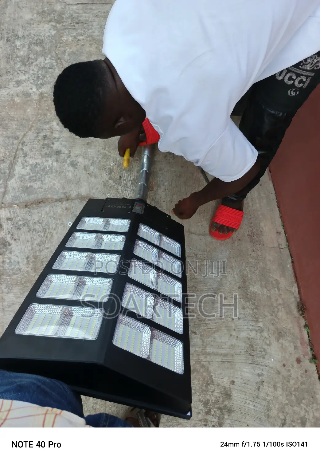 Solar Street Light With CCTV System