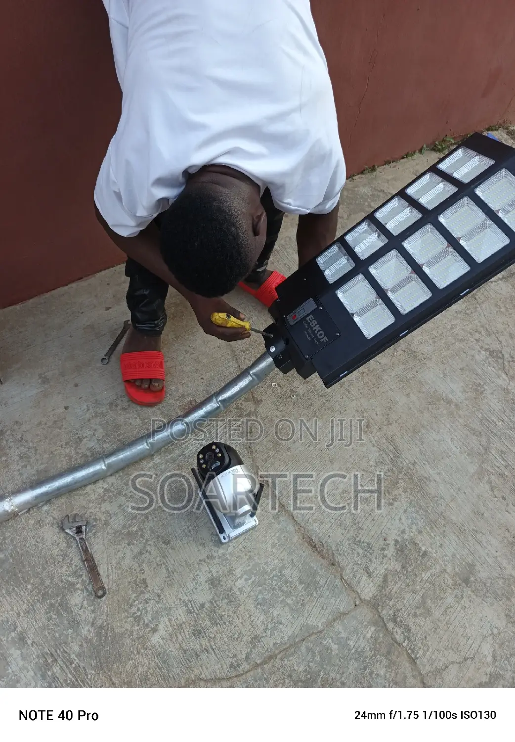 Solar Street Light With CCTV System