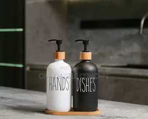 2pcs Ceramic Hand And Dish Soap Dispenser
