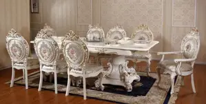 Modern Wooden 8seaters Dining Table Set