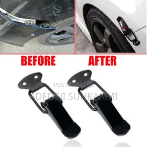 Car Bumper Pull Hooks Connecting Locks and Fixing Clips