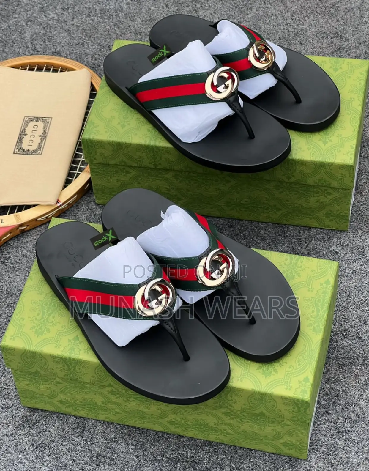 Gucci Leather Slipers