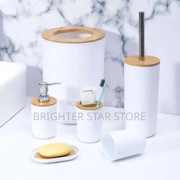 6 Pieces Bathroom Accessories Set